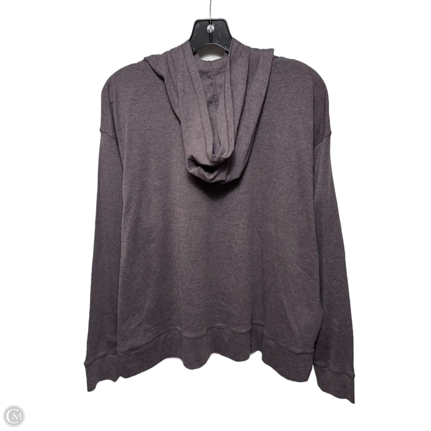 Athletic Top Long Sleeve Hoodie By Eddie Bauer In Purple, Size: Xl