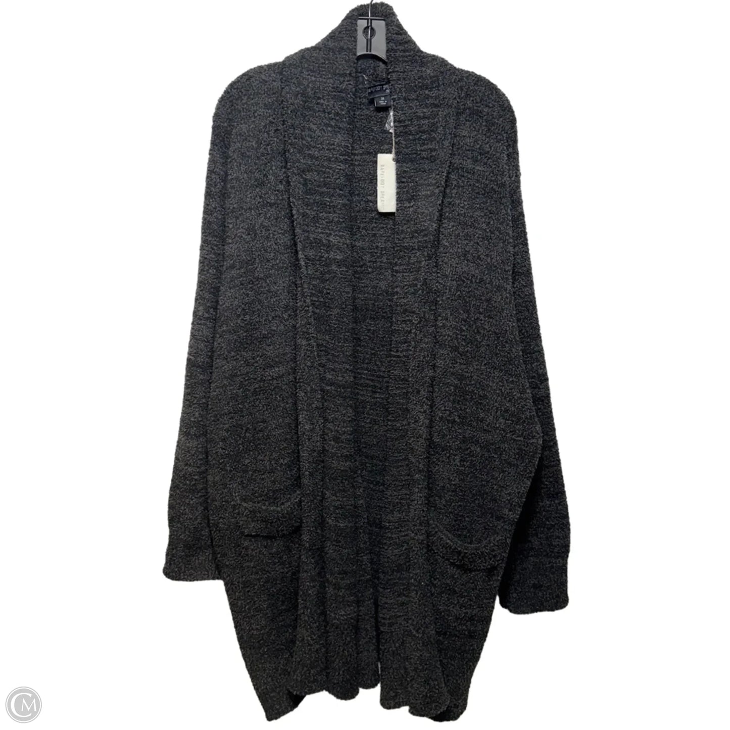 Sweater Cardigan By Barefoot Dreams In Grey, Size: 3x