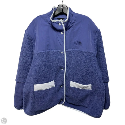 Jacket Fleece By The North Face In Purple, Size: 2x