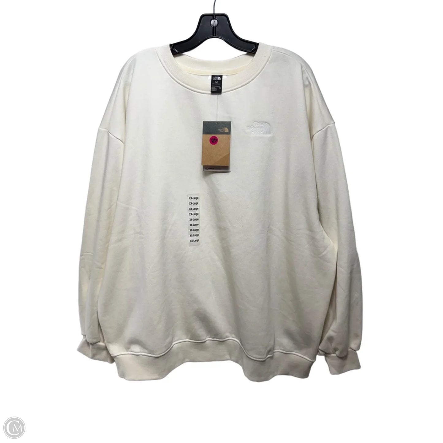 Evolution Crewneck By The North Face In White Dune, Size: Xxl