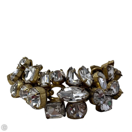 Vintage Crystal Cluster Bracelet By J. Crew