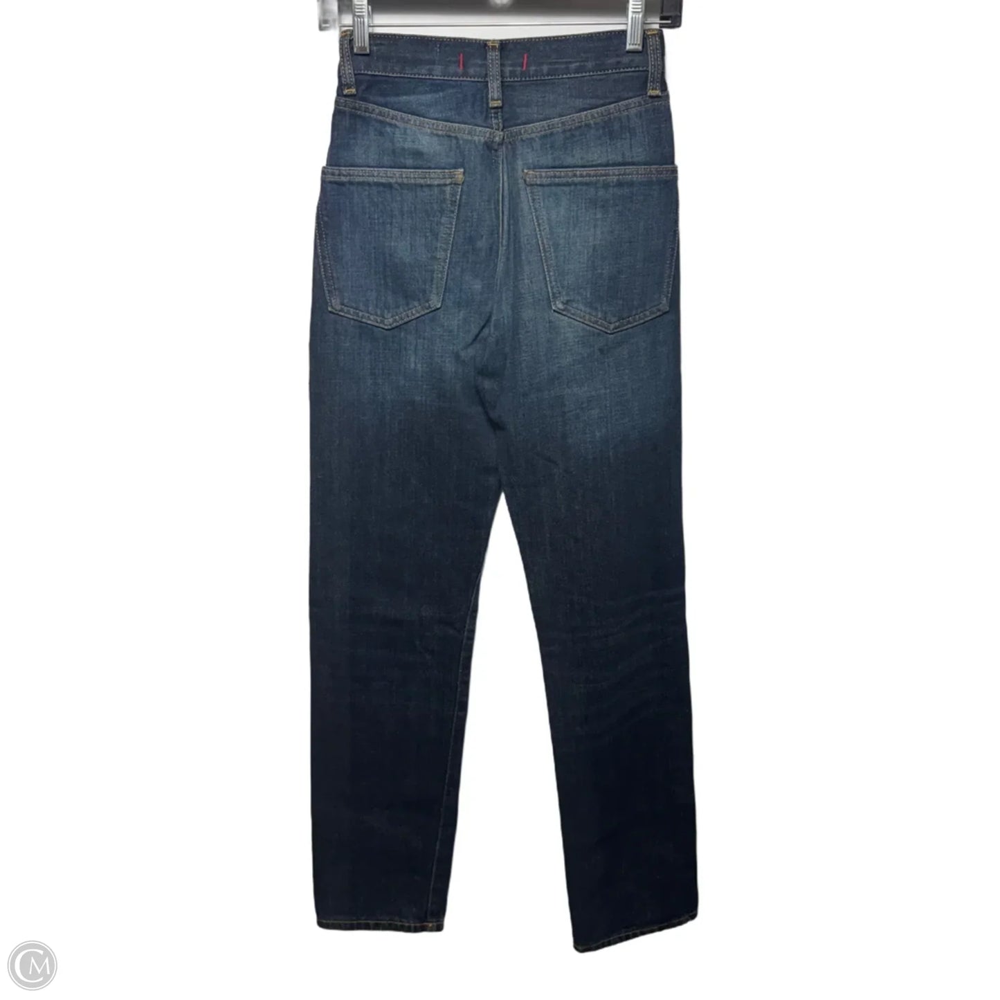 Jeans Straight By Zara In Blue Denim, Size: 0