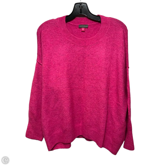 Sweater By Vince Camuto In Pink, Size: Xl