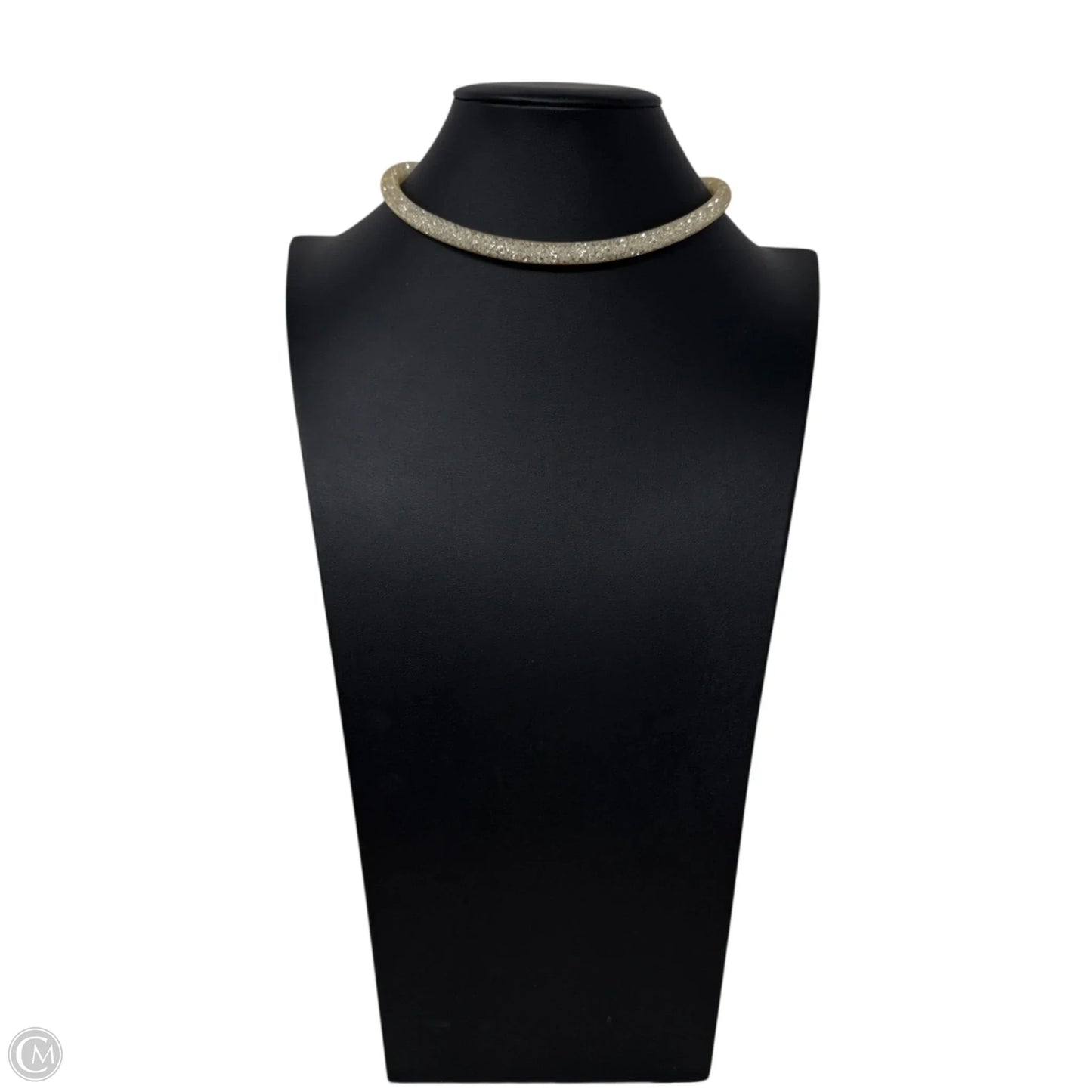 Stardust Crystal Mesh Choker Necklace Designer By Swarovski