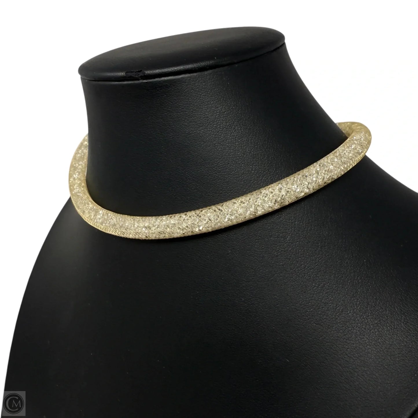 Stardust Crystal Mesh Choker Necklace Designer By Swarovski