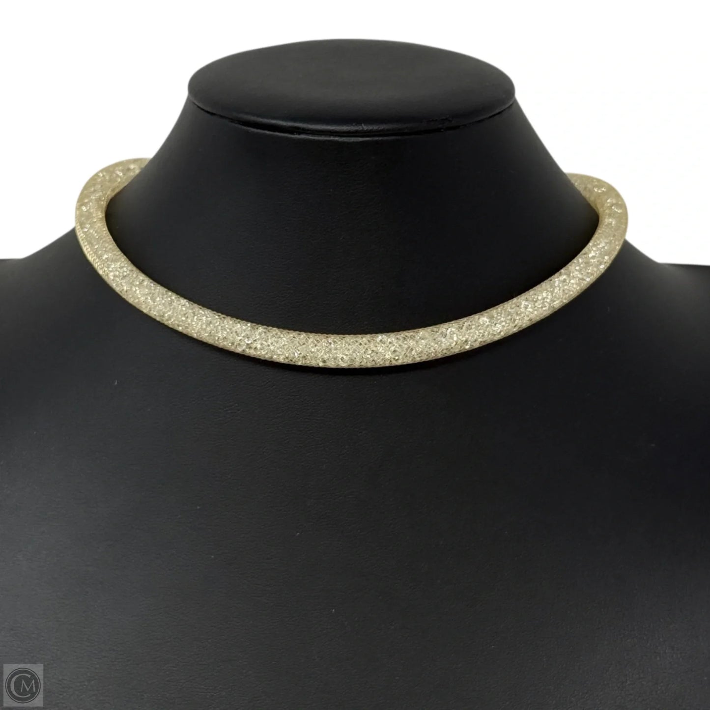 Stardust Crystal Mesh Choker Necklace Designer By Swarovski