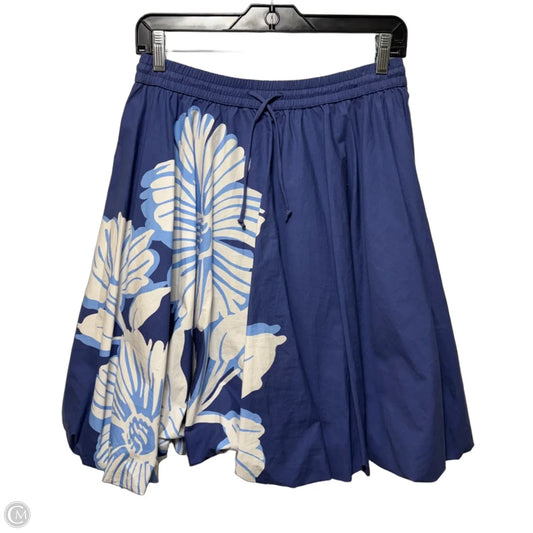 Bubble Hem Skirt Midi By Maeve In Floral Print, Size: Xs