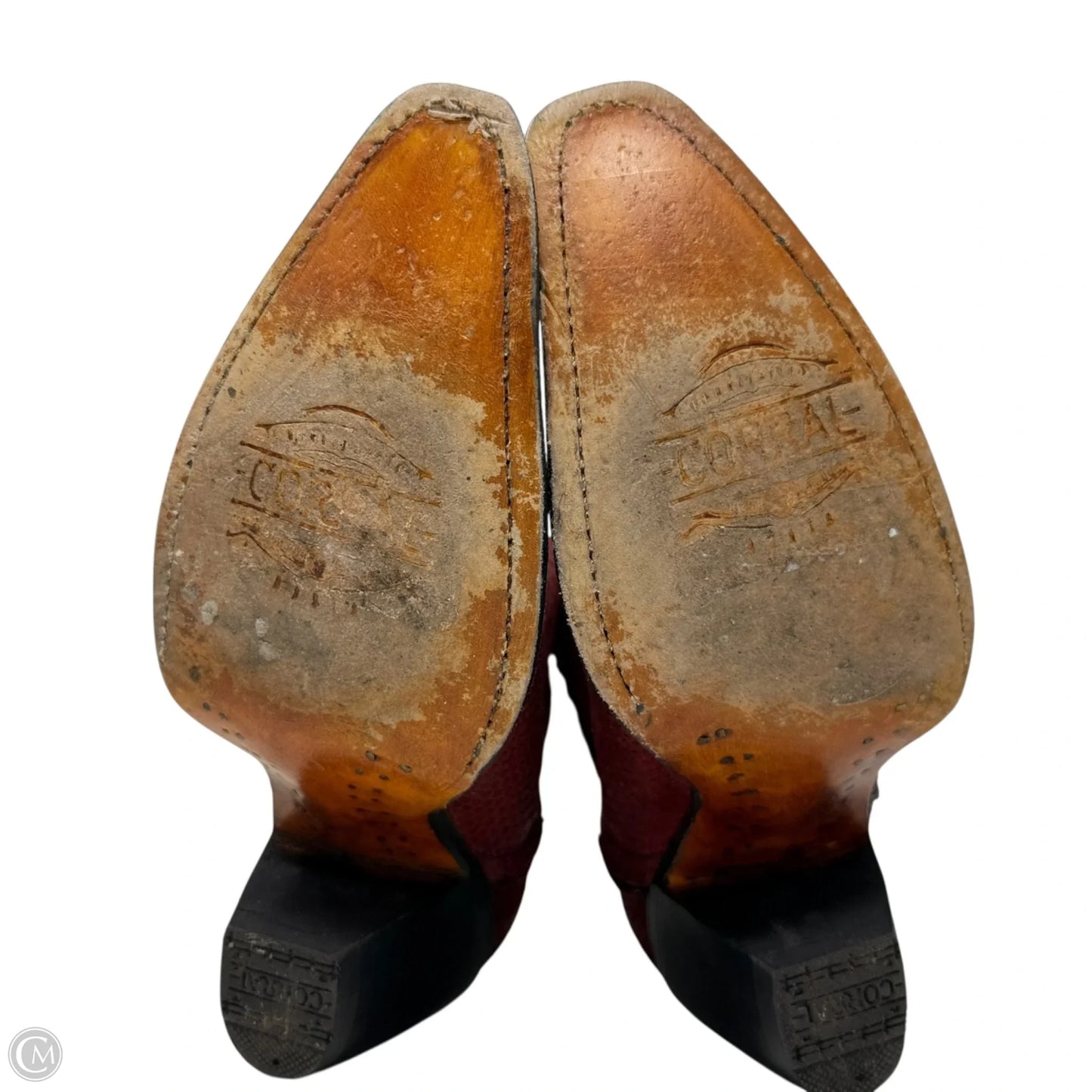 Python Western Short Boots By Corral In Red, Size: 7.5