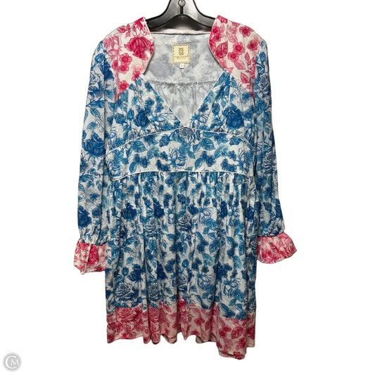 Dress Casual Midi By Simply Southern In Multi-colored, Size: L