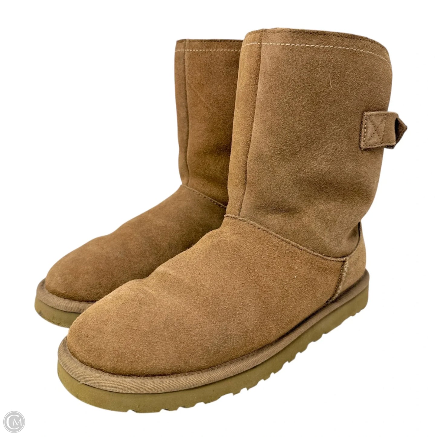 Remora Buckle Boots Designer By Ugg In Chestnut, Size: 8
