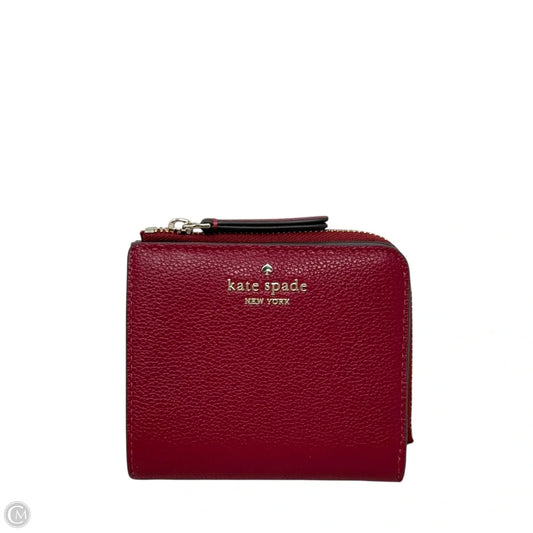 Leila Pebbled Leather Wallet Designer By Kate Spade, Size: Small