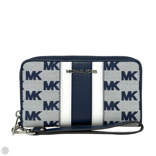 Jet Set Travel Large Striped Logo Jacquard Smartphone Wristlet By Michael By Michael Kors, Size: Medium