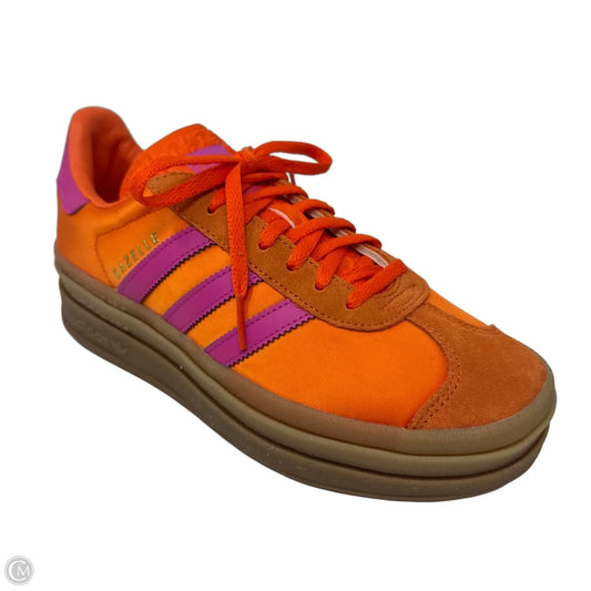 Gazelle Platform Shoes Sneakers By Adidas In Orange & Pink, Size: 6.5