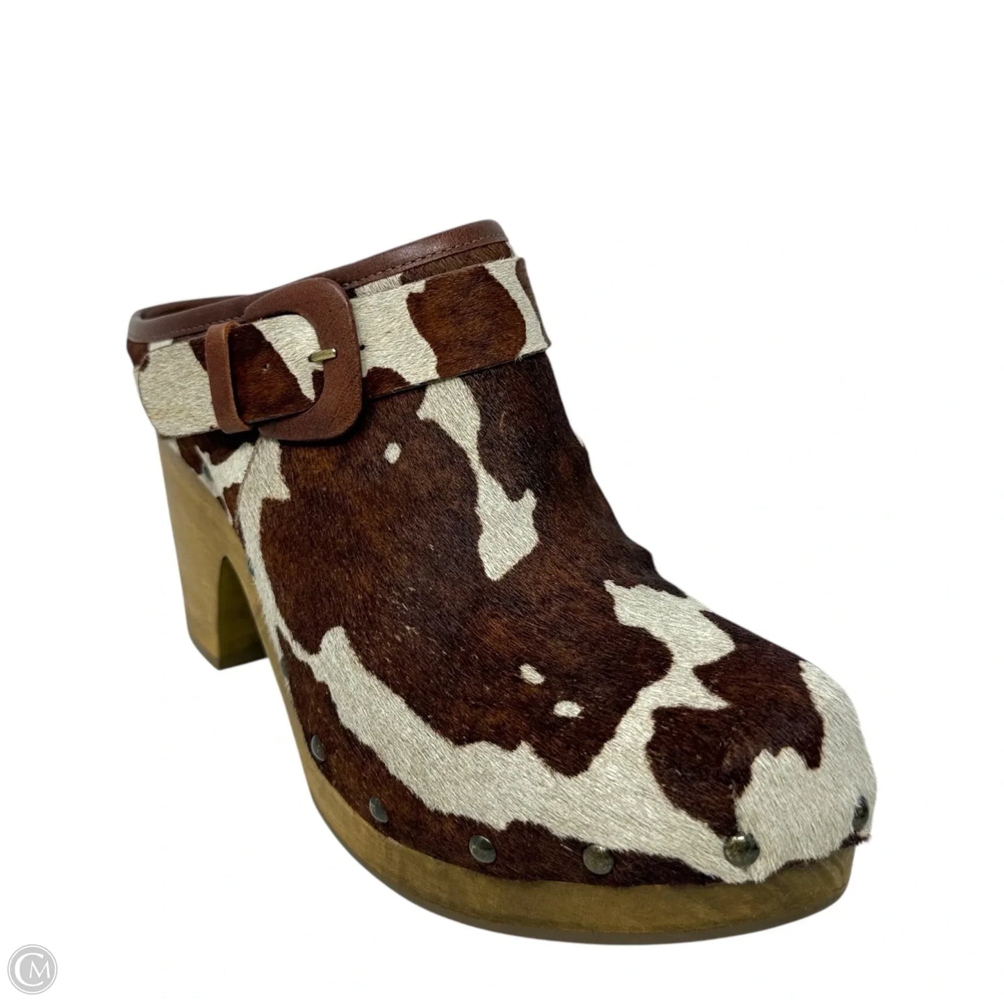 Stevie Cowhide Clogs By Matisse In Animal Print, Size: 10