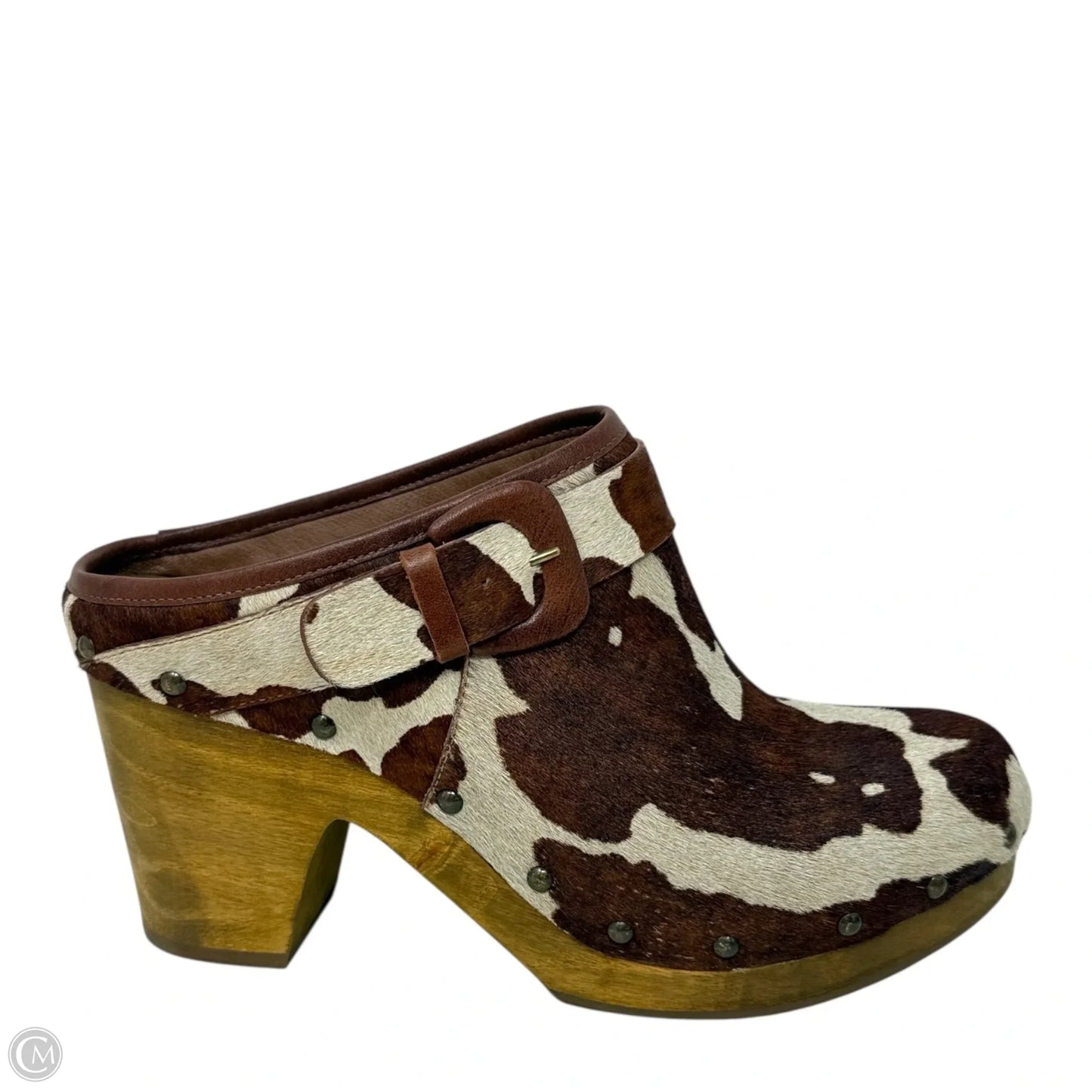 Stevie Cowhide Clogs By Matisse In Animal Print, Size: 10