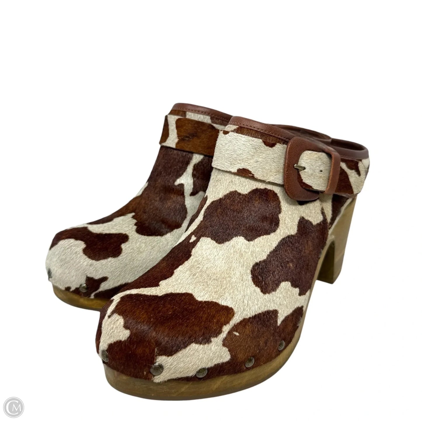 Stevie Cowhide Clogs By Matisse In Animal Print, Size: 10