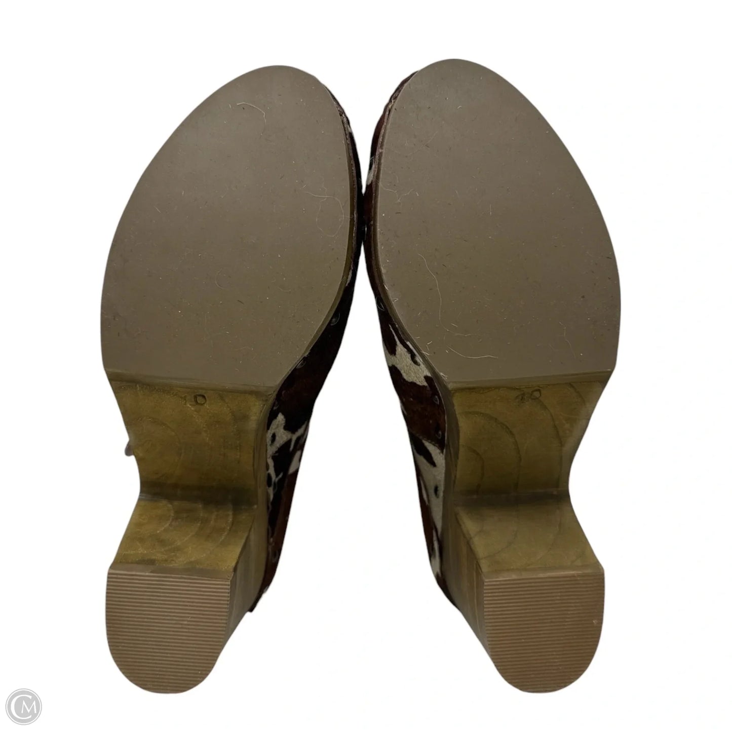Stevie Cowhide Clogs By Matisse In Animal Print, Size: 10