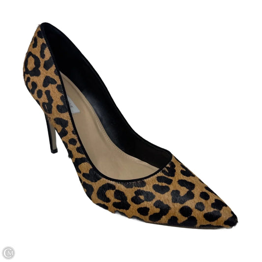 Leopard Print Calf Hair Stiletto Pumps By Saks Fifth Avenue In Animal Print, Size: 10