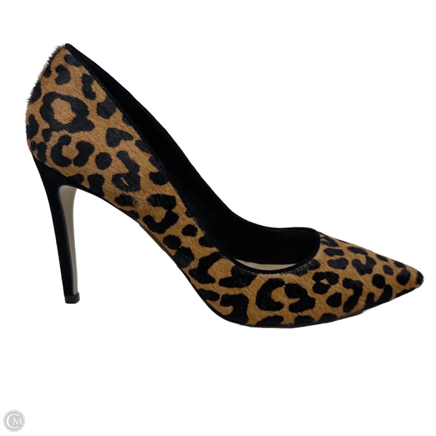 Leopard Print Calf Hair Stiletto Pumps By Saks Fifth Avenue In Animal Print, Size: 10