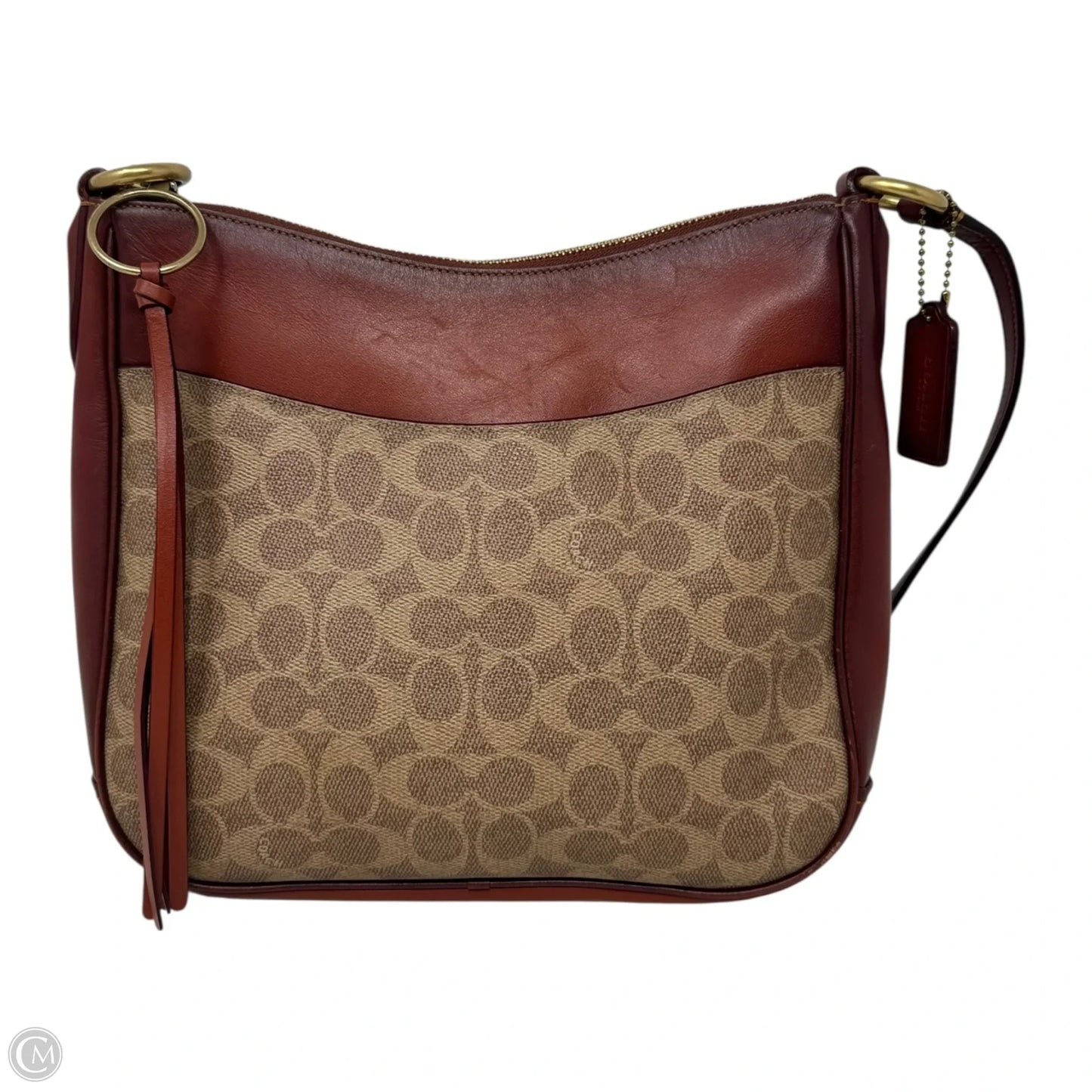 Chaise Crossbody Handbag Designer By Coach, Size: Medium
