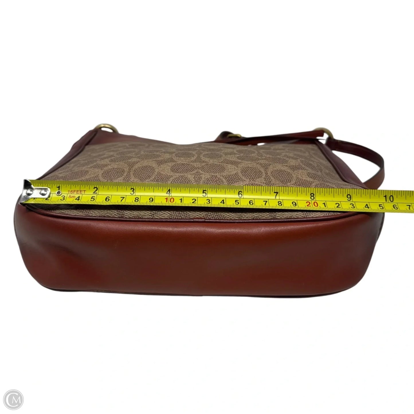 Chaise Crossbody Handbag Designer By Coach, Size: Medium