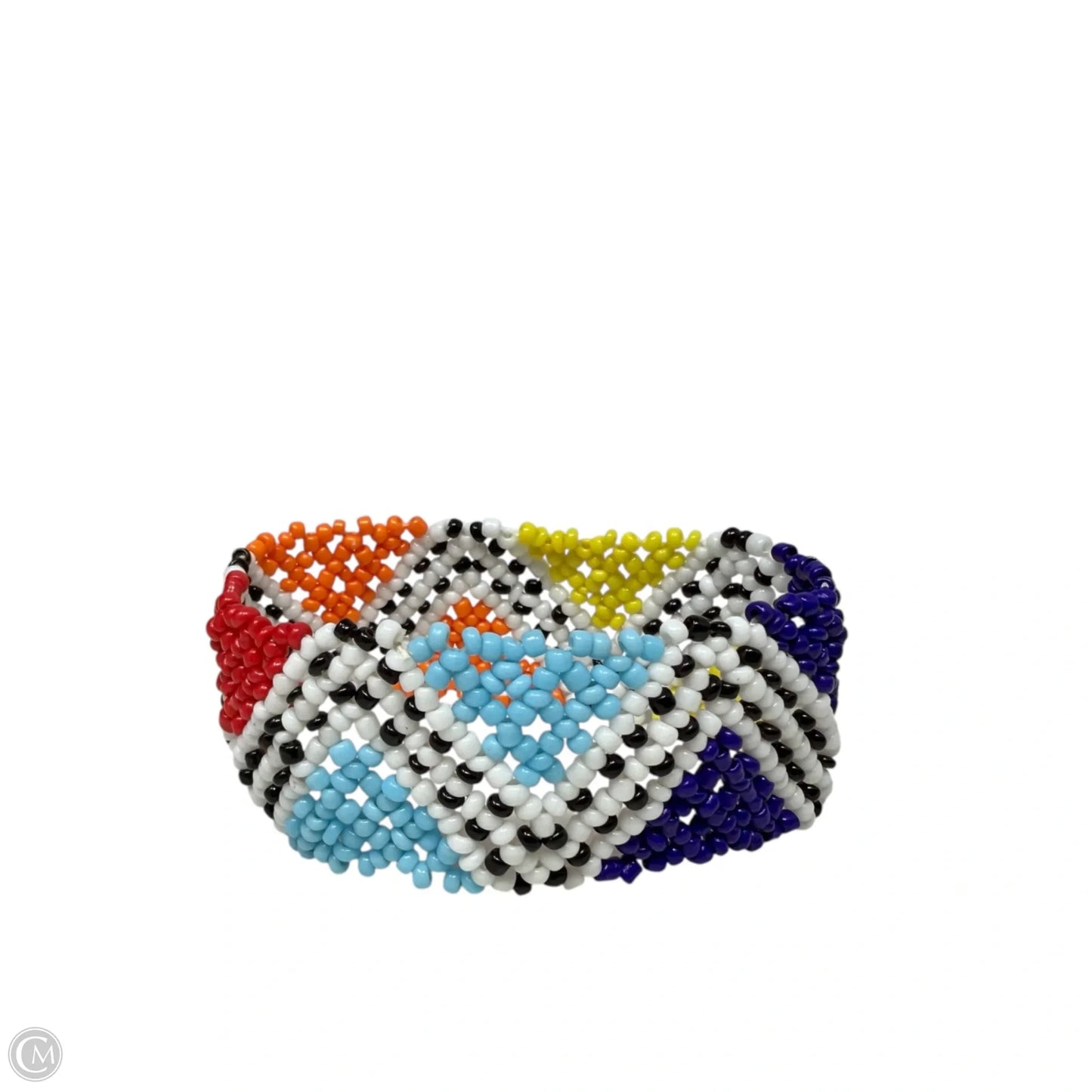 Multicolor Seed Beaded Stretch Bracelet