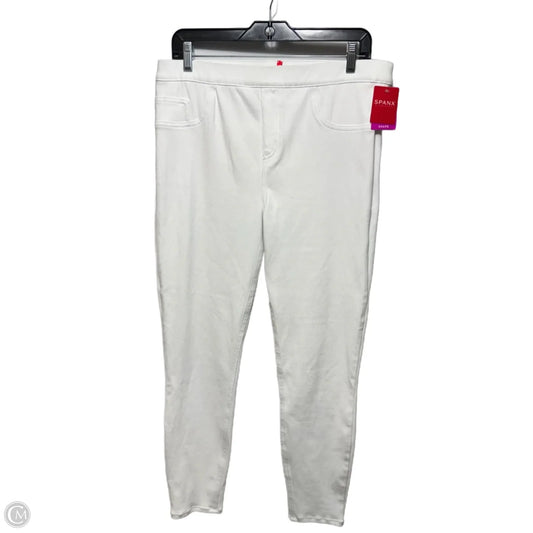 Ankle Pants Leggings By Spanx In White, Size: Xl