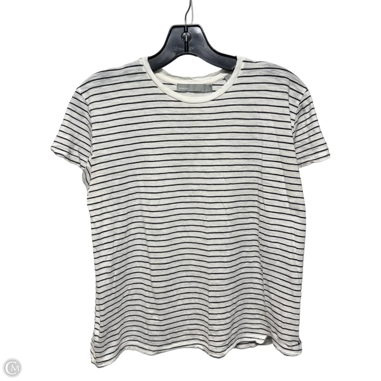 Top Short Sleeve Basic By Vince In Striped Pattern, Size: Xs