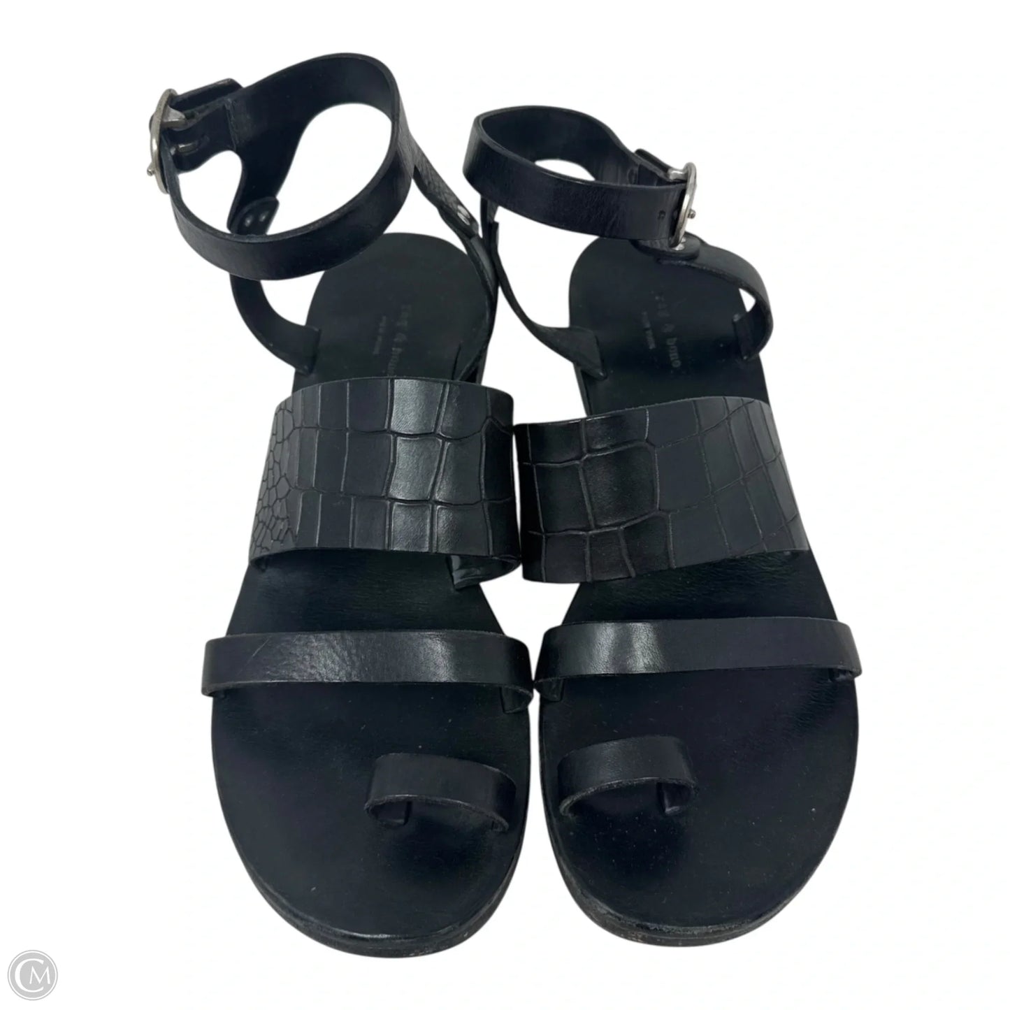 Chartan Sandals By Rag And Bone In Black, Size: 6.5