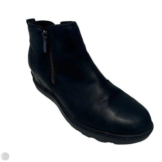 Evie Boots Ankle Flats By Sorel In Black, Size: 9.5