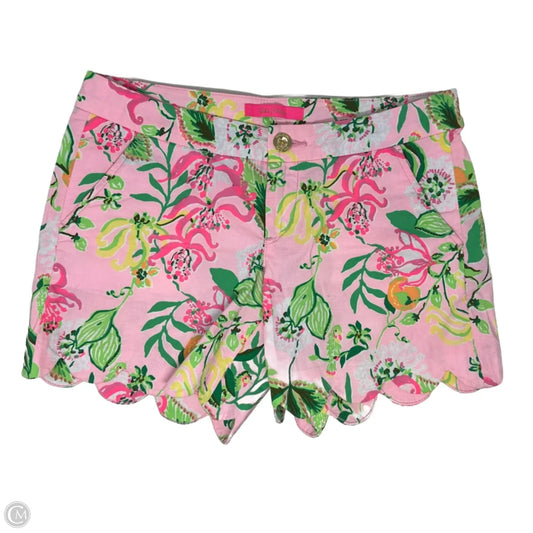 Buttercup Stretch Shorts Designer By Lilly Pulitzer In Via Amore Spritzer, Size: 0