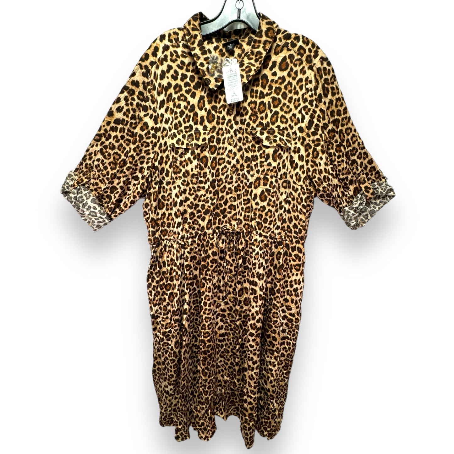 Dress Casual Maxi By Torrid In Animal Print, Size: 3x