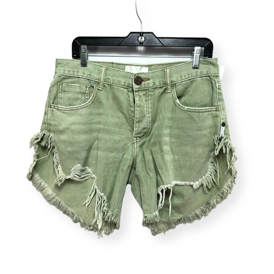 Green Shorts One Teaspoon, Size 6