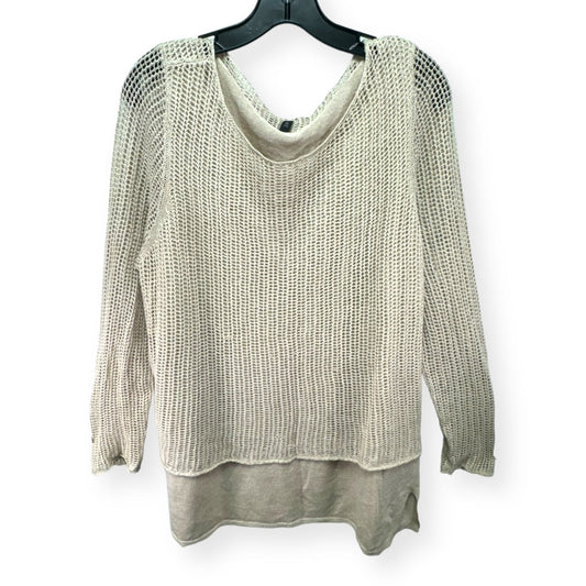 Cream Sweater Designer Eileen Fisher, Size L