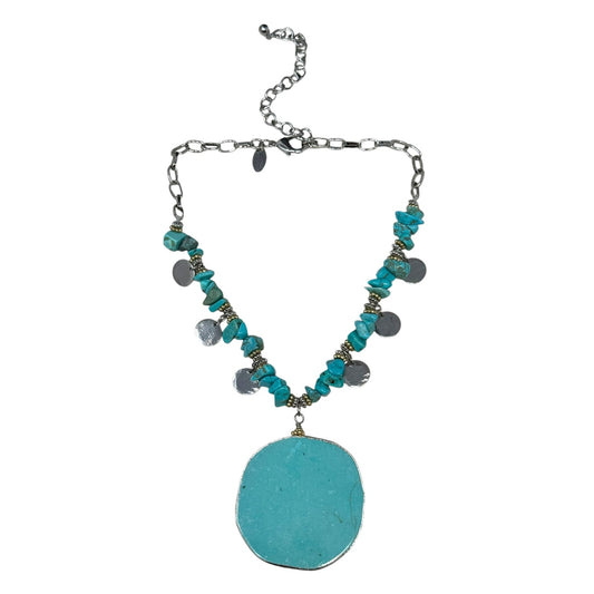 Yuma Faux-Turquoise Statement Necklace By Chico’s