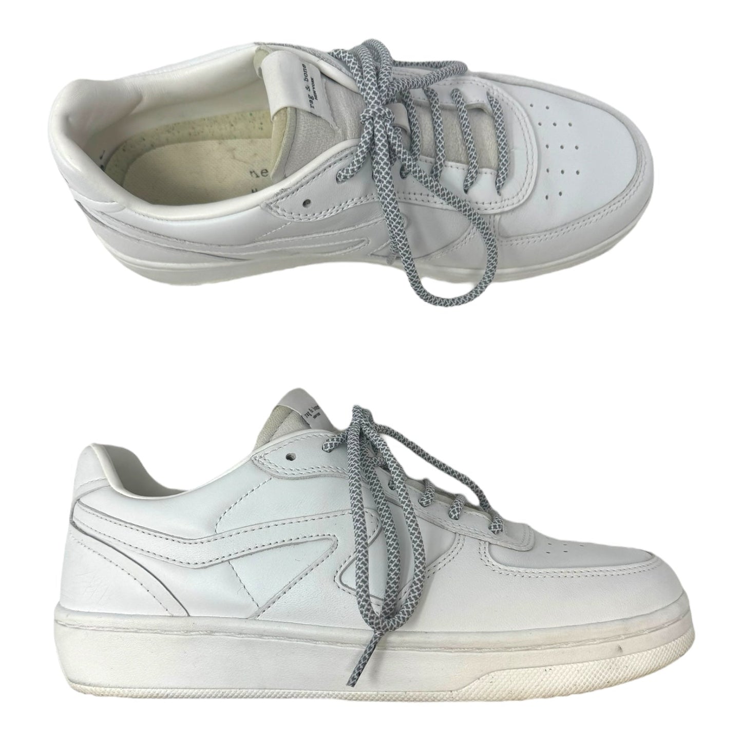 Court Leather Shoes Sneakers By Rag And Bone In White, Size: 9.5