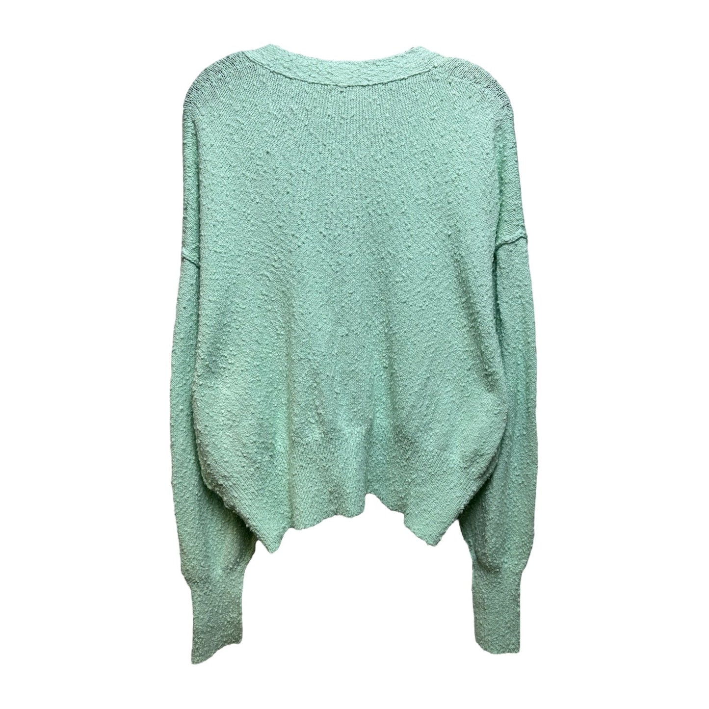 Sweater Cardigan By Free People In Green, Size: S