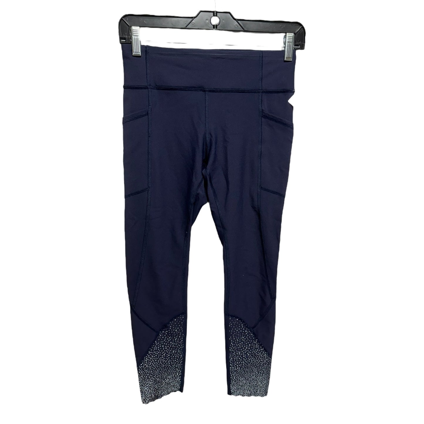 Athletic Leggings By Lululemon In Navy, Size: 6