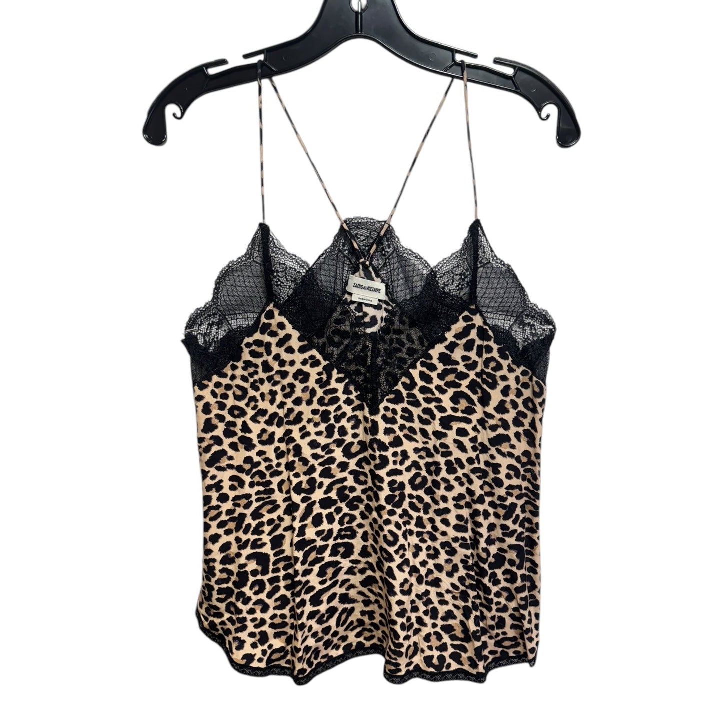 Top Sleeveless By Zadig And Voltaire In Animal Print, Size: S