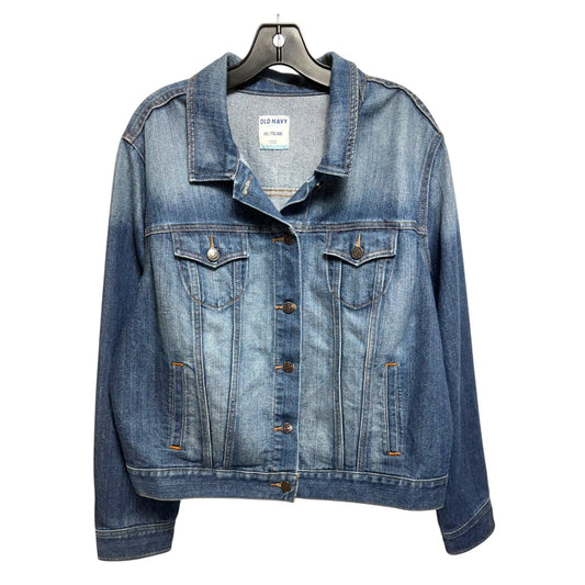 Jacket Denim By Old Navy In Blue Denim, Size: 1x