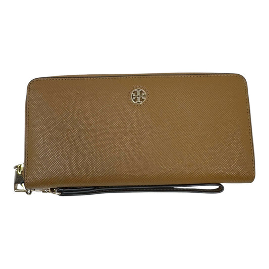 Robinson Zip Continental Wallet Wristlet Designer By Tory Burch, Size: Large