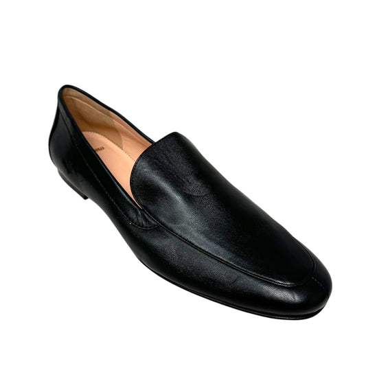 Cecil Smoking Slippers By J. Crew In Black Leather, Size: 9