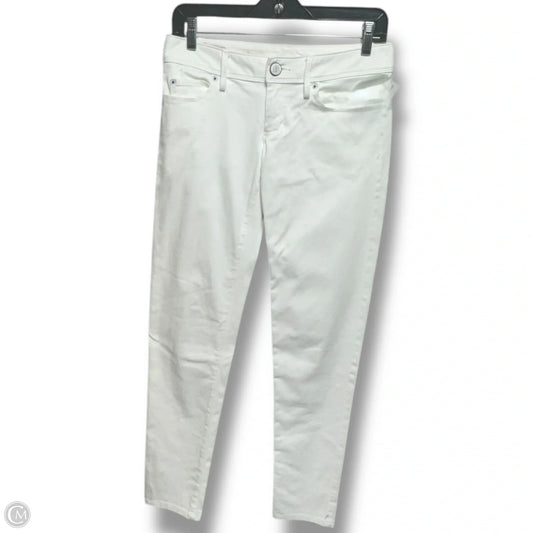 South Ocean High Rise Skinny Jeans Designer By Lilly Pulitzer In Resort White, Size: 0