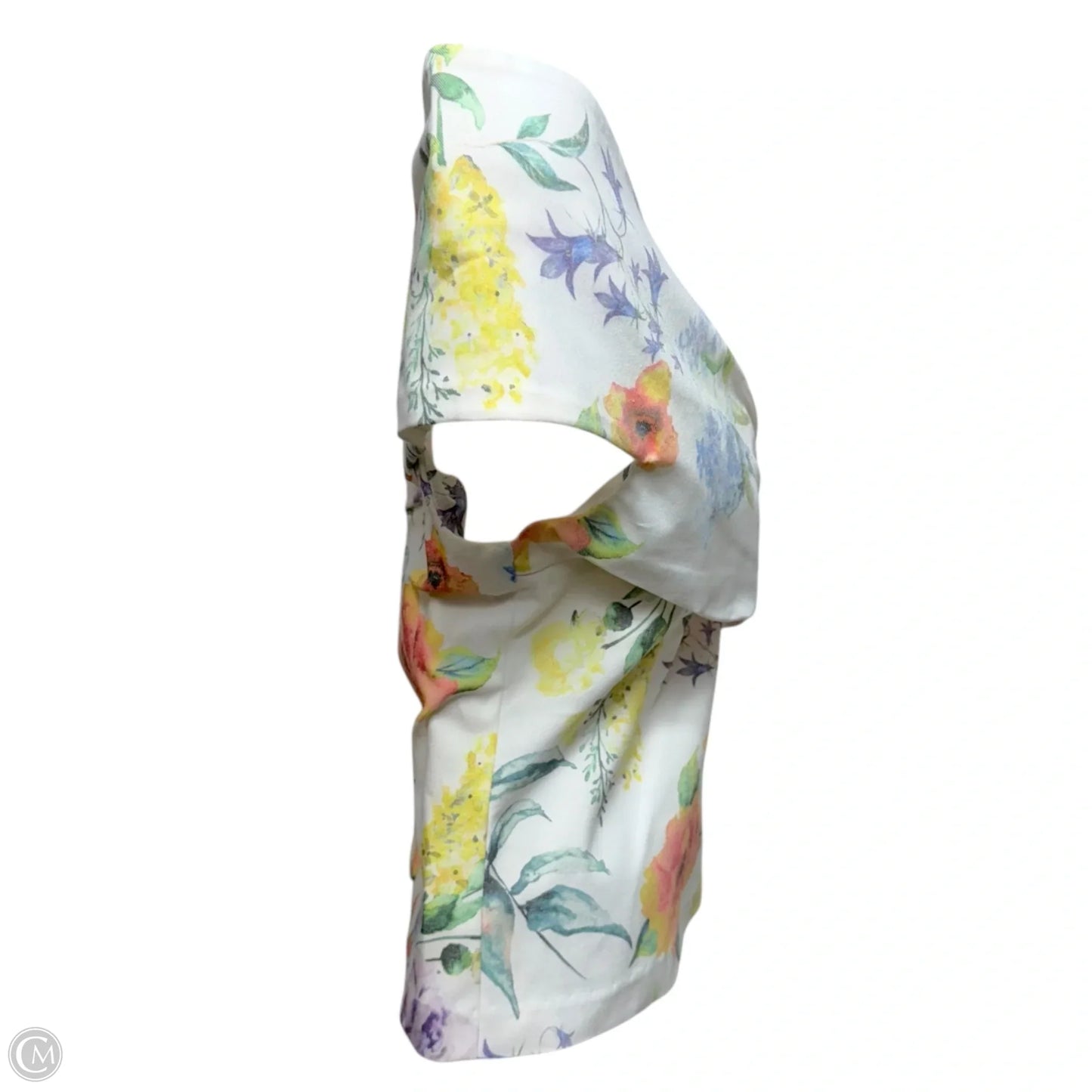 Off-The-Shoulder Top  By Curete In Floral Print, Size: 10