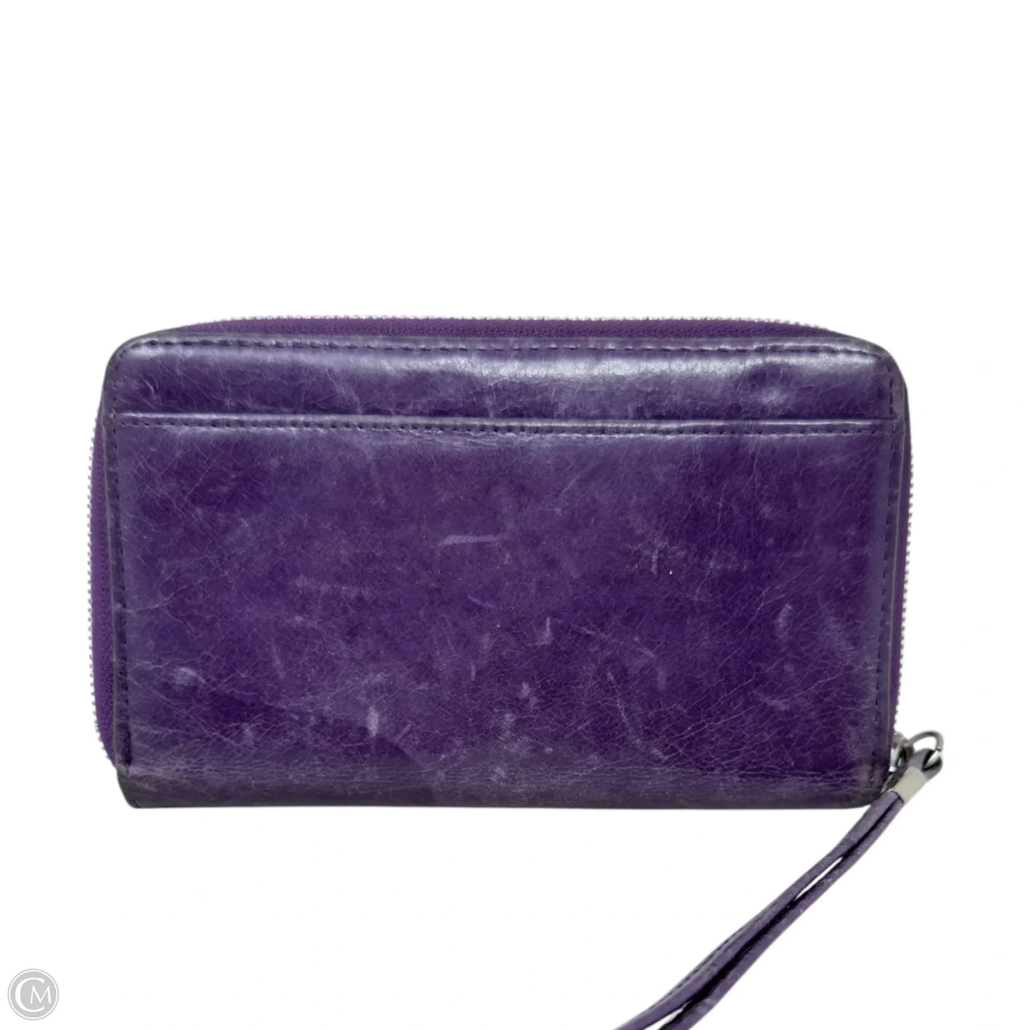 Studded Leather Wristlet Wallet By Hobo Intl, Size: Small