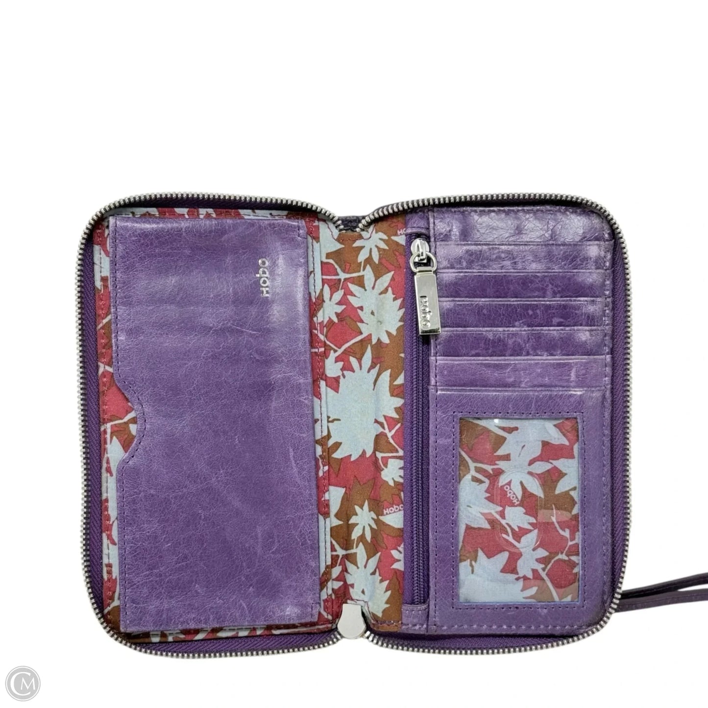 Studded Leather Wristlet Wallet By Hobo Intl, Size: Small