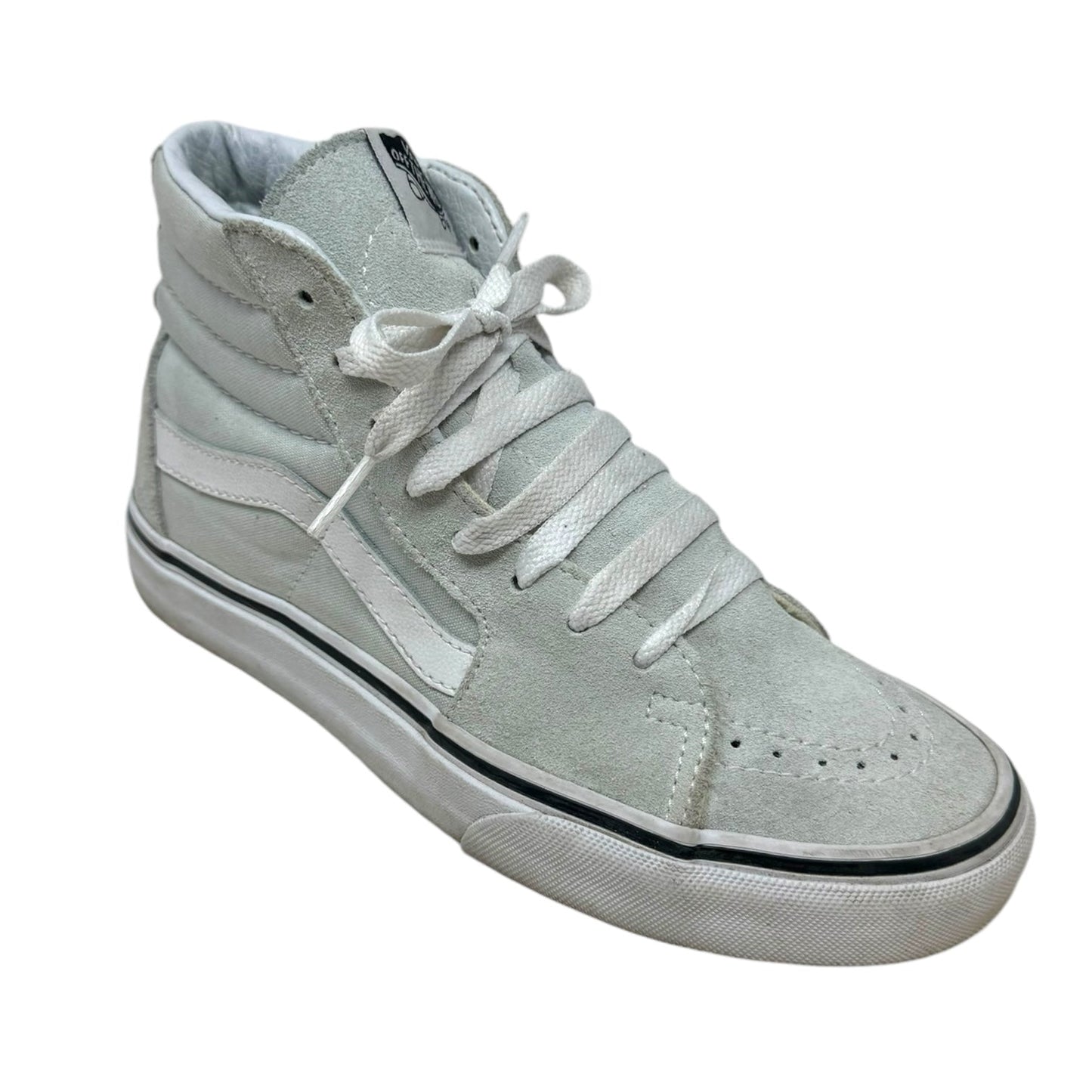 Sk8 Hi Shoes Athletic By Vans In Grey, Size: 6