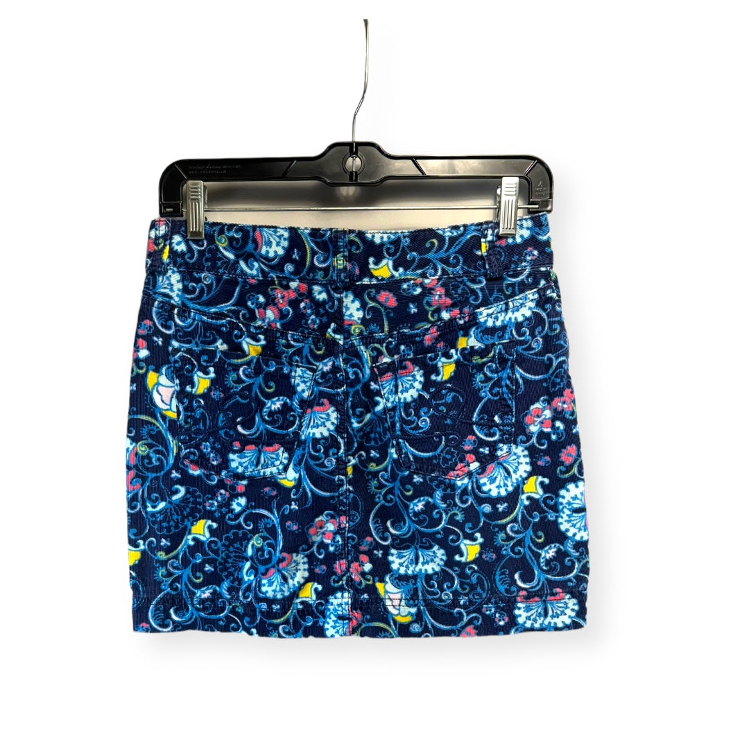 Corey Skirt Designer Lilly Pulitzer In True Navy Mainline, Size 0