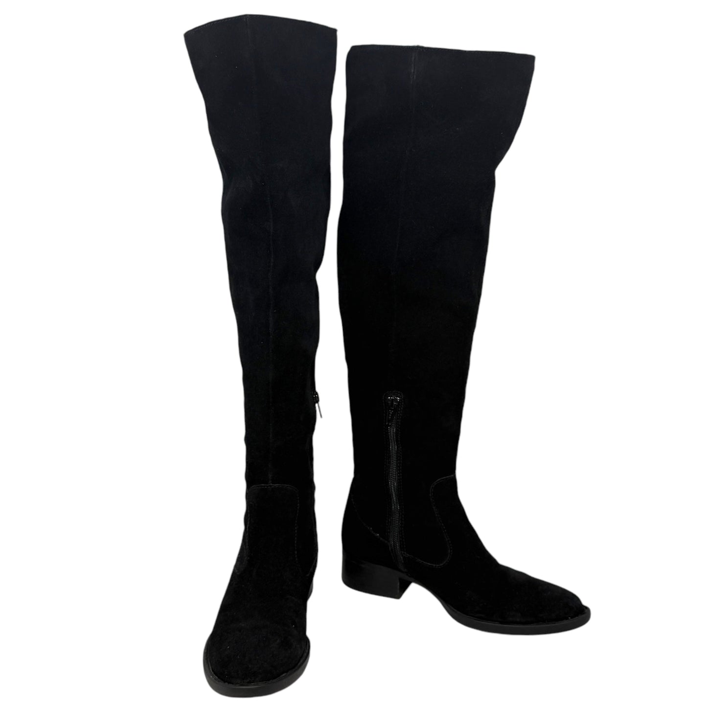 Cricket Over-The-Knee Tall Boots By Born In Black Suede, Size: 7