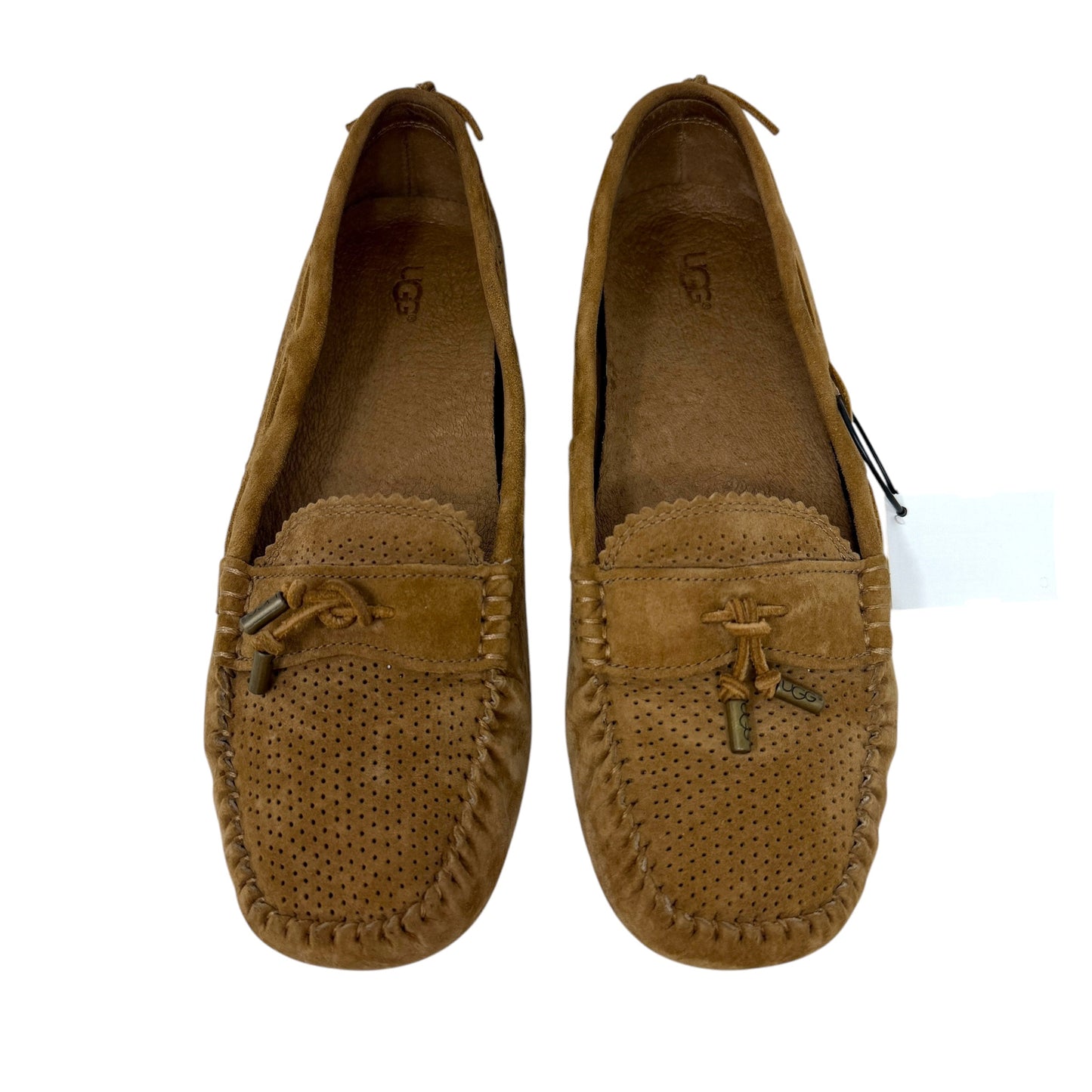 Roni Perforated Suede Moccasins By Ugg In Chestnut, Size: 9